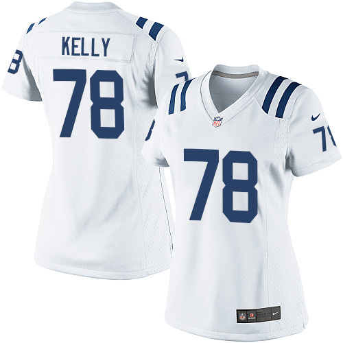 Women's Limited Ryan Kelly Nike Jersey White Road - #78 NFL Indianapolis Colts